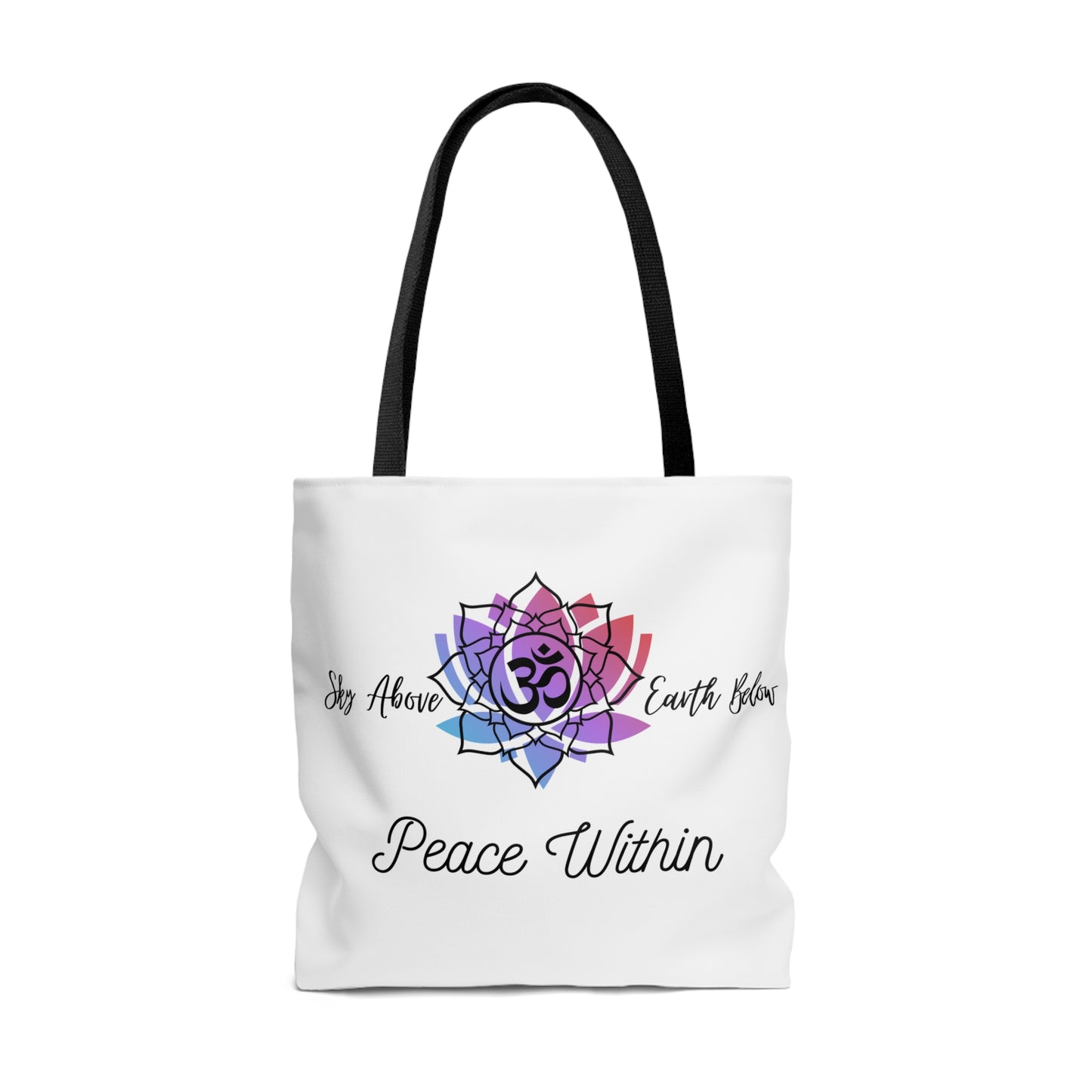 Peace AOP Tote Bag