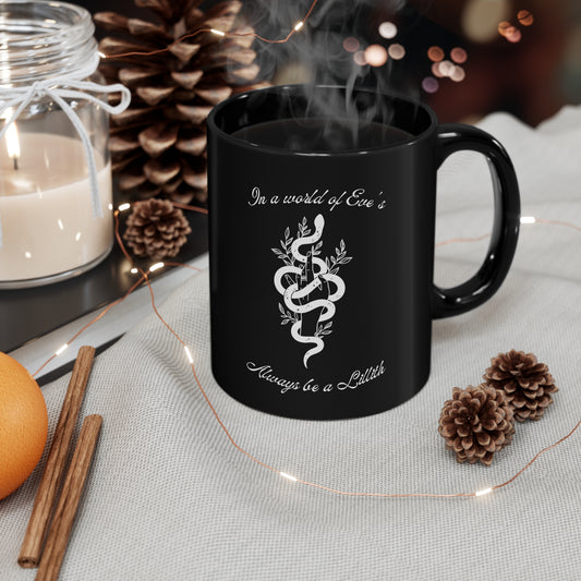 Lillith Goddess Witchy 11oz Black Mug