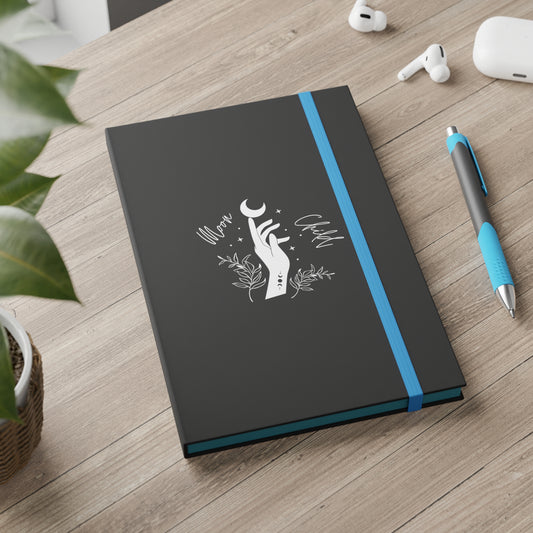 Moon Child Color Contrast Notebook - Ruled