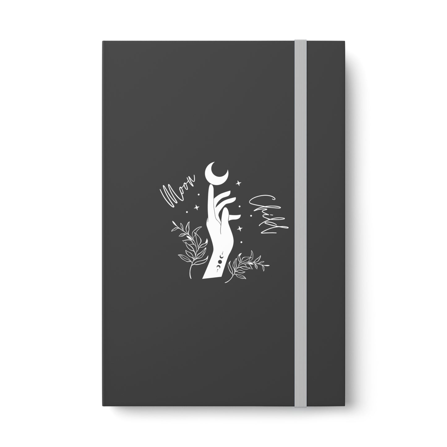 Moon Child Color Contrast Notebook - Ruled