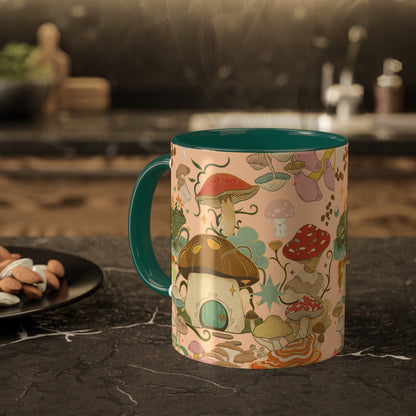 Mushroom Colorful Mugs, 11oz