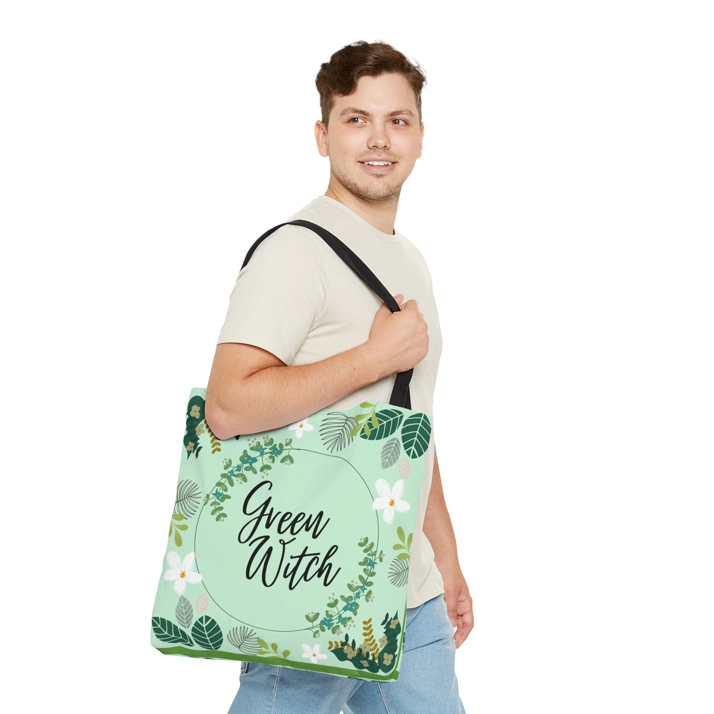 Green Witch Tote Bag