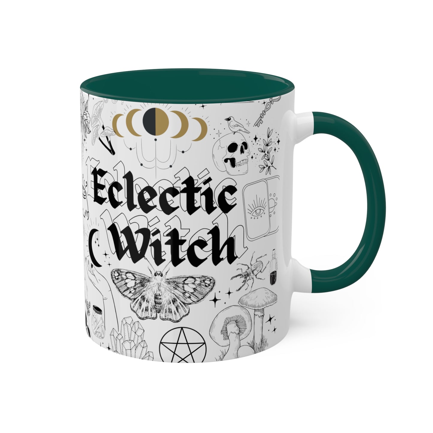 Eclectic Witch Colorful Mugs, 11oz