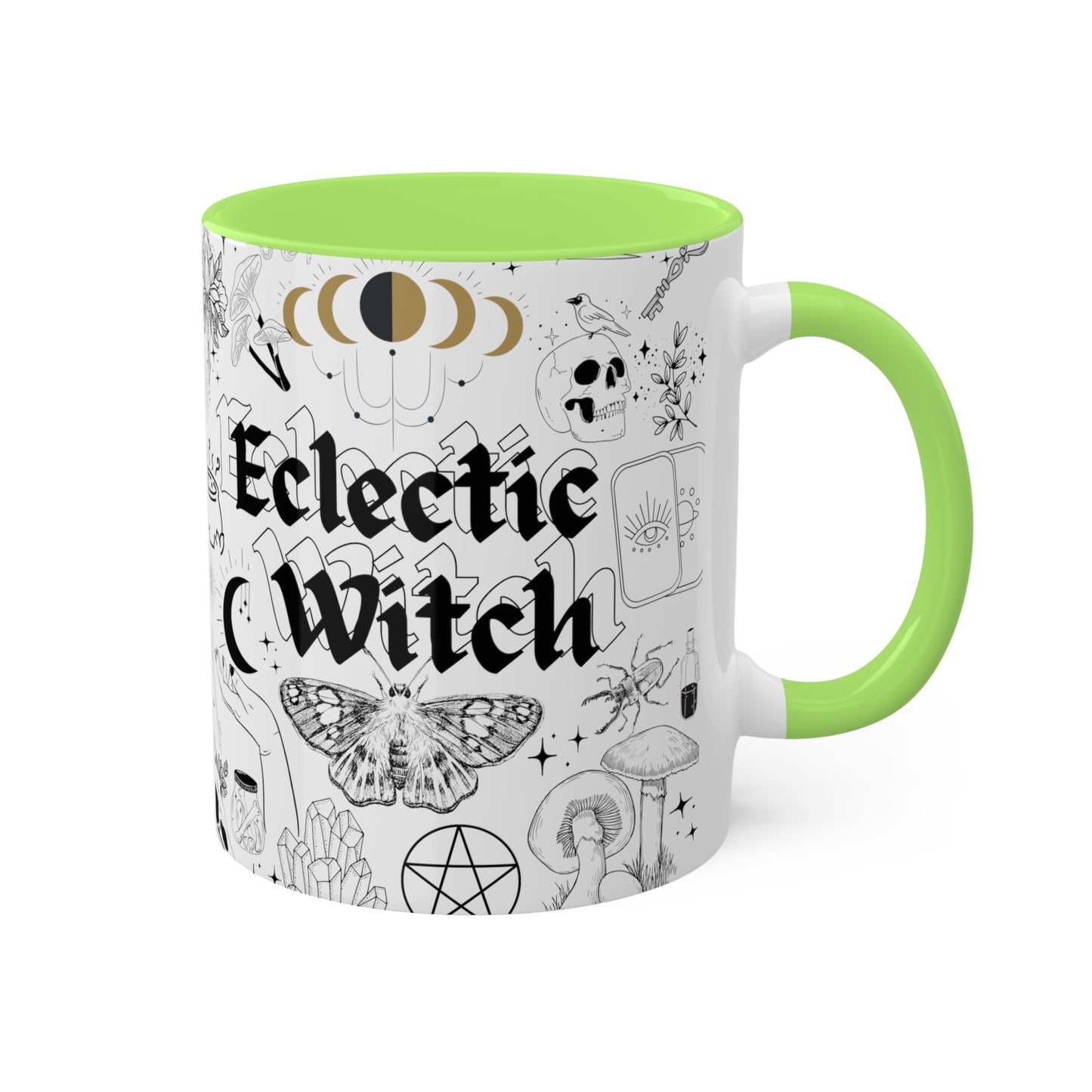 Eclectic Witch Colorful Mugs, 11oz