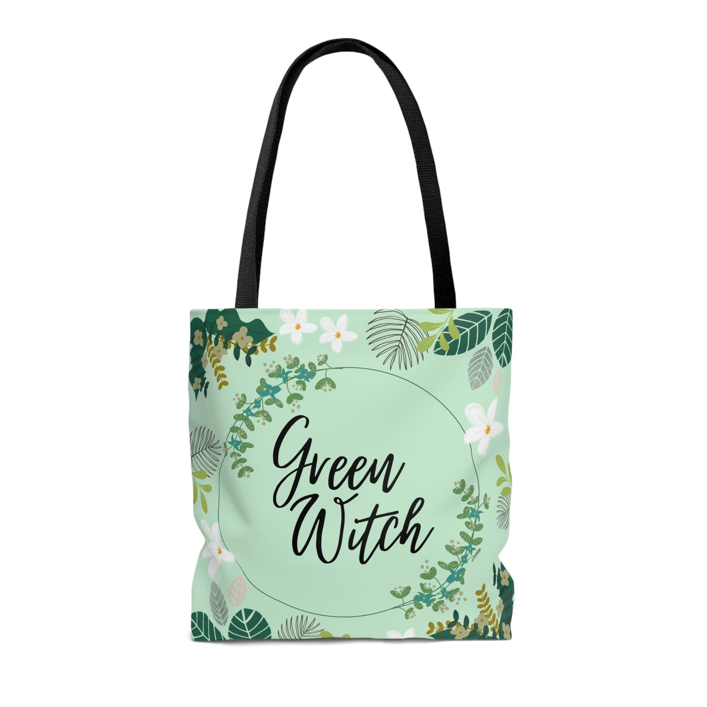 Green Witch Tote Bag