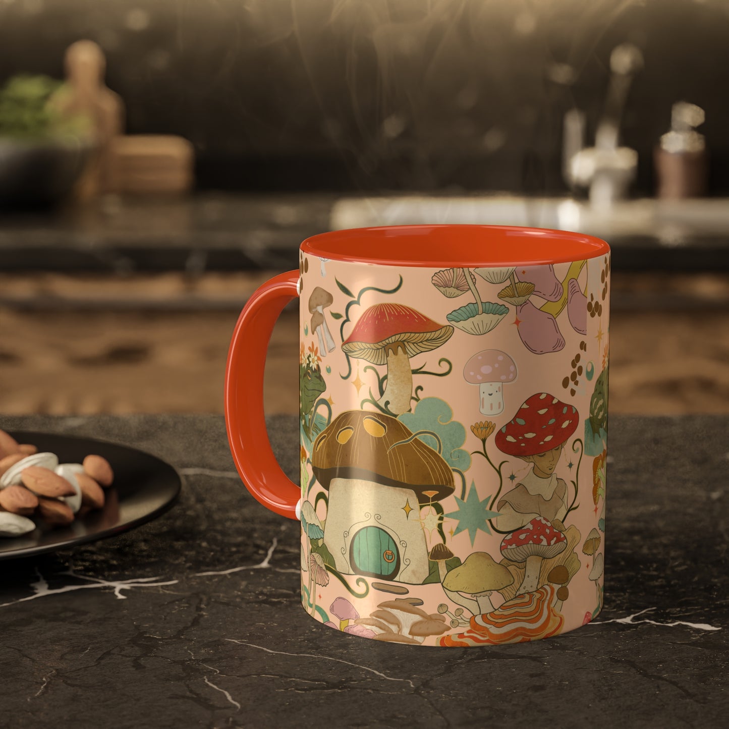 Mushroom Colorful Mugs, 11oz