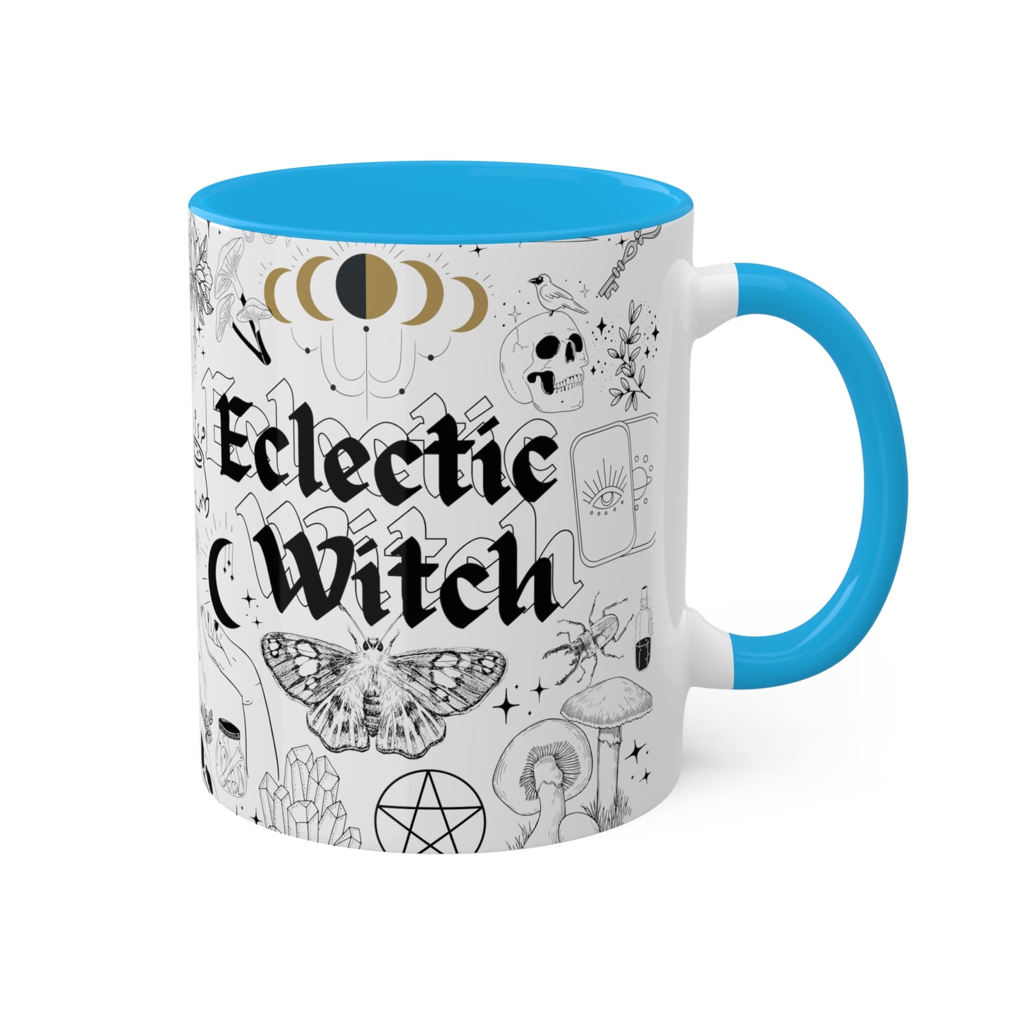 Eclectic Witch Colorful Mugs, 11oz