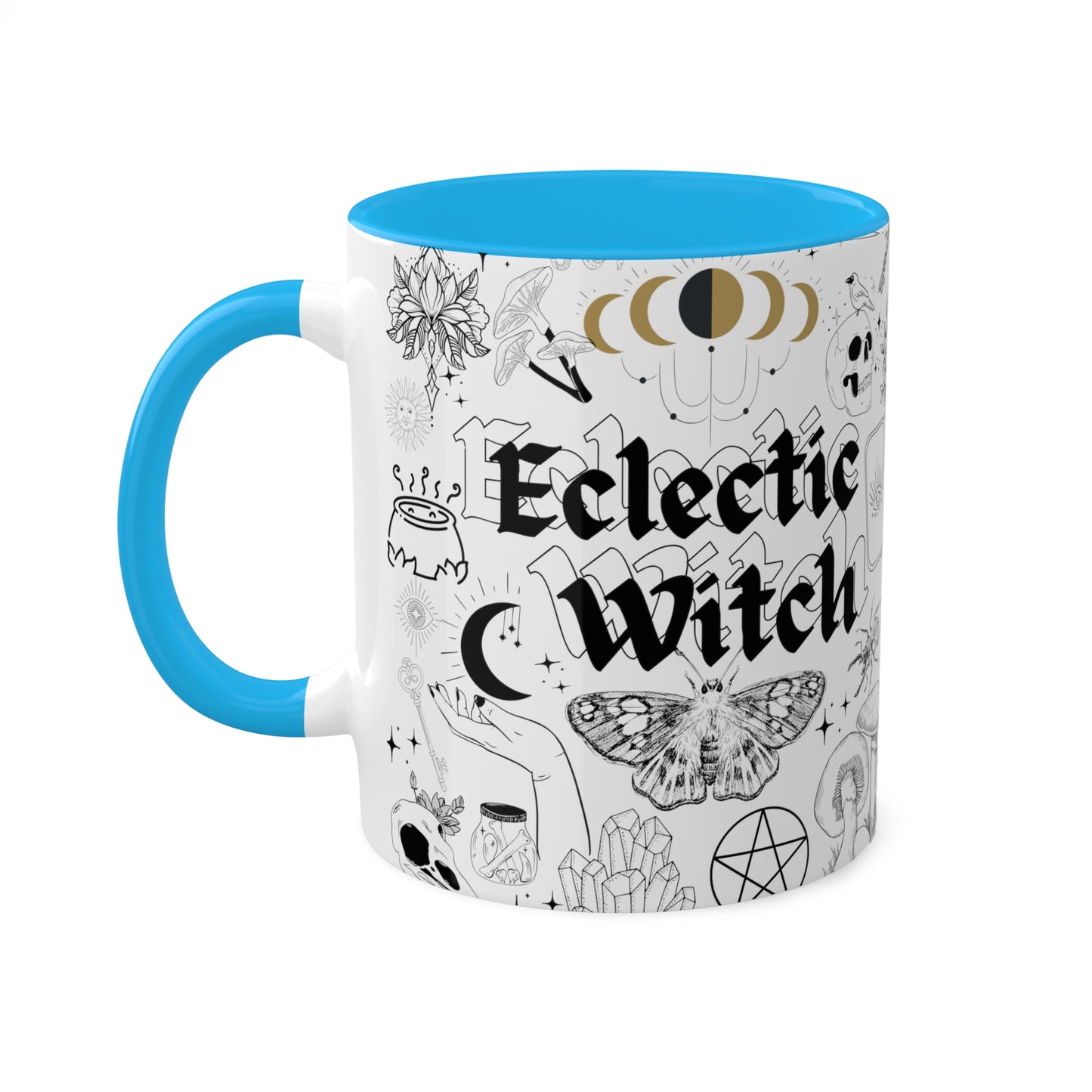 Eclectic Witch Colorful Mugs, 11oz