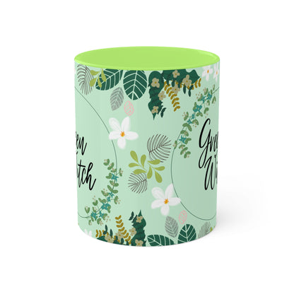 Green Witch Colorful Mugs, 11oz