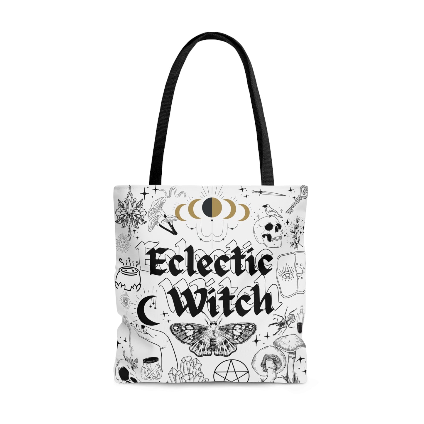 Eclectic Witch AOP Tote Bag