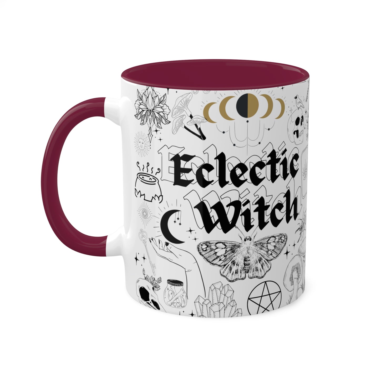 Eclectic Witch Colorful Mugs, 11oz