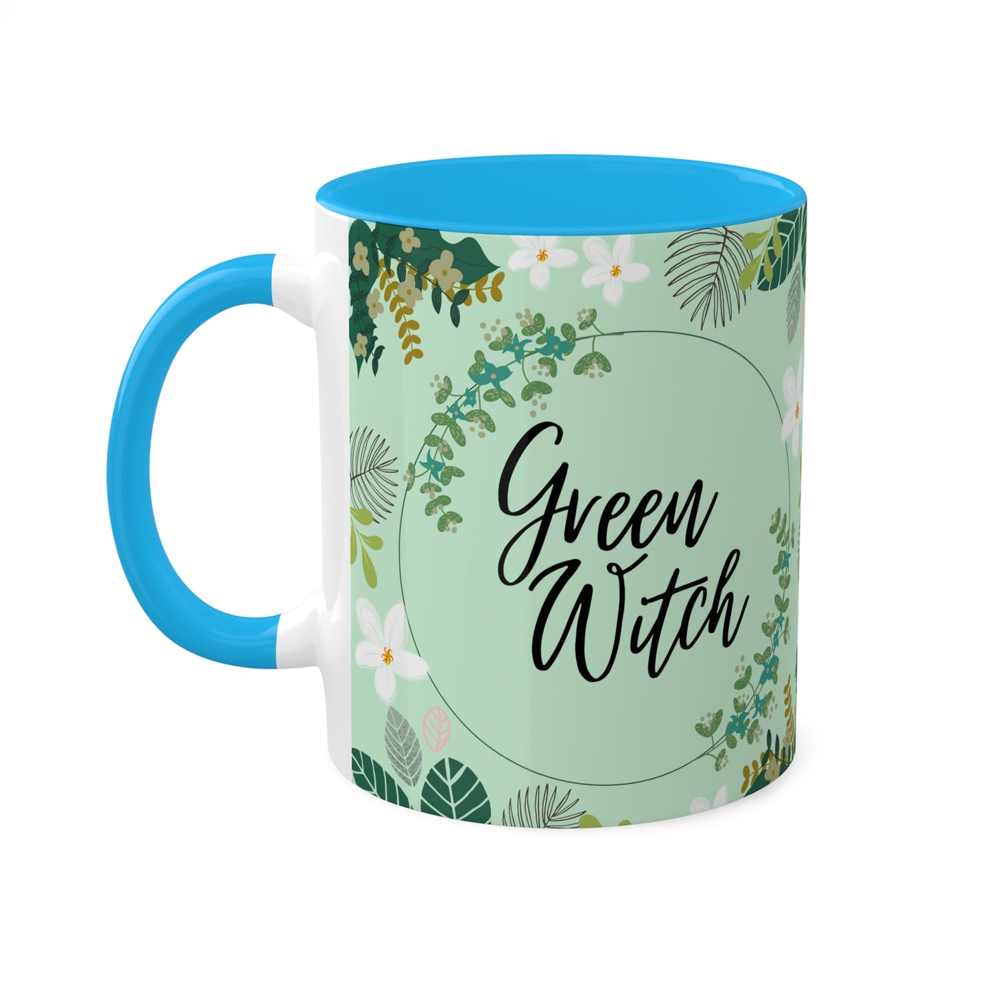 Green Witch Colorful Mugs, 11oz