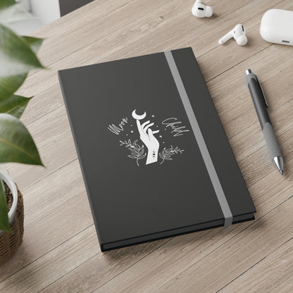 Moon Child Color Contrast Notebook - Ruled