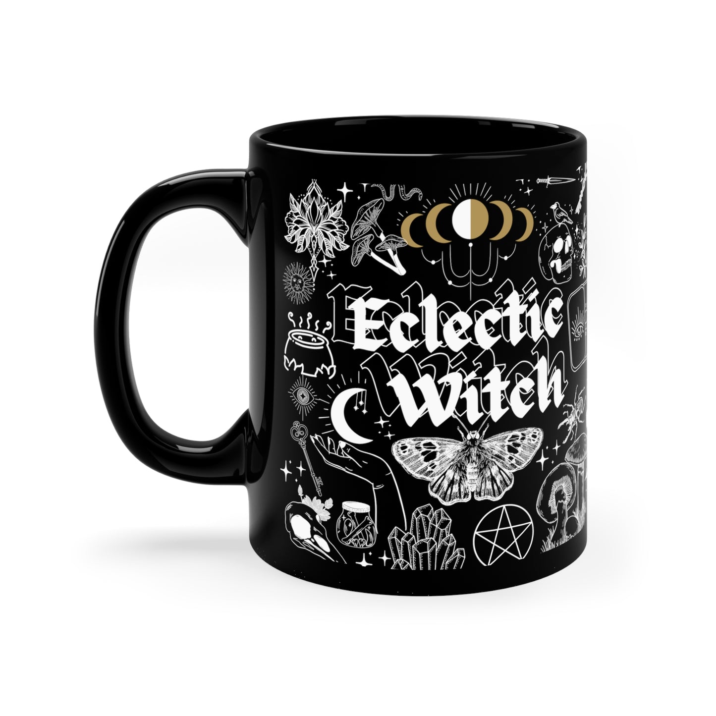 Eclectic Witch 11oz Black Mug