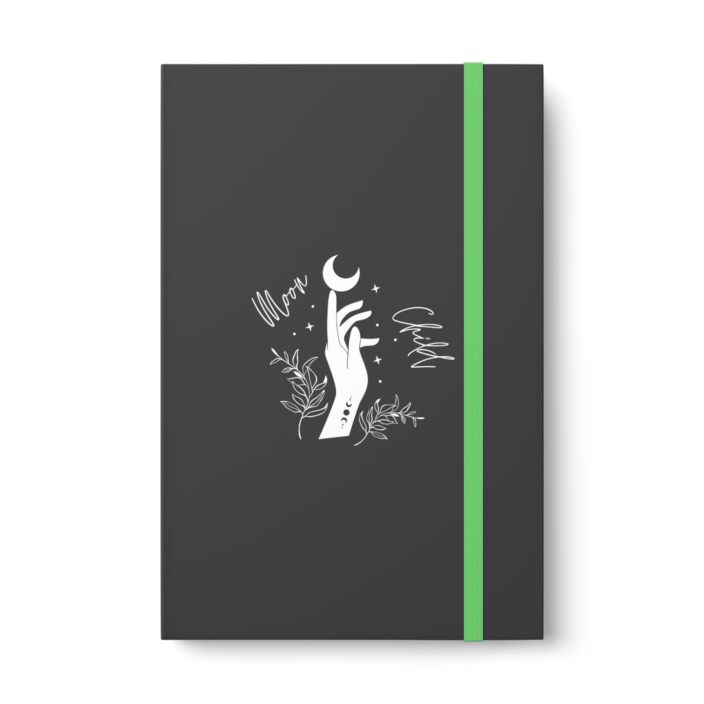 Moon Child Color Contrast Notebook - Ruled