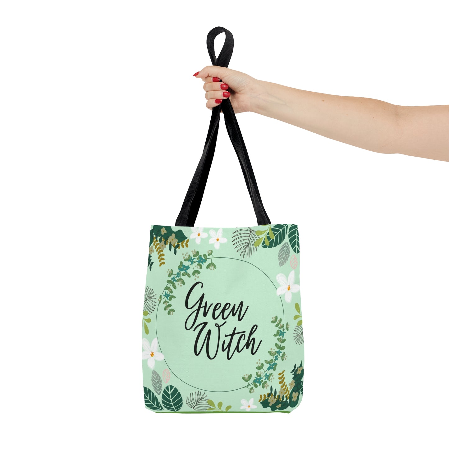 Green Witch Tote Bag