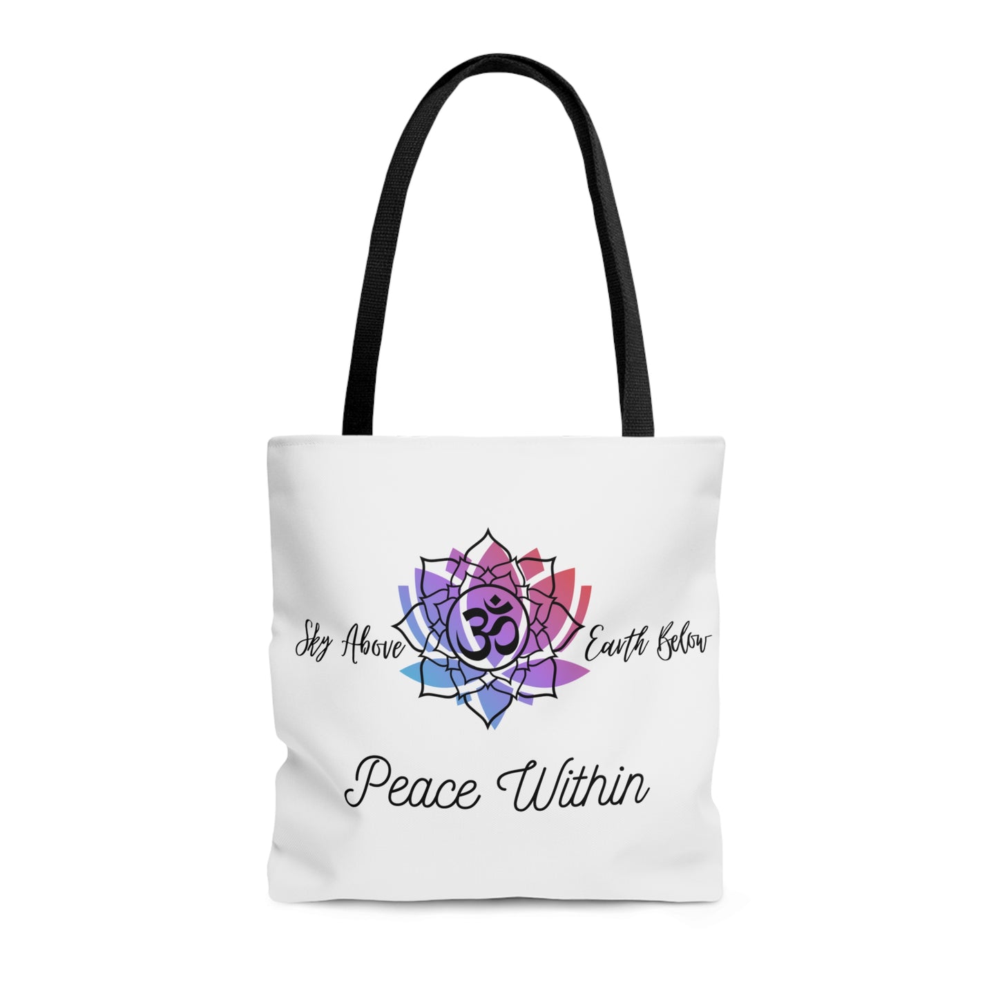 Peace AOP Tote Bag