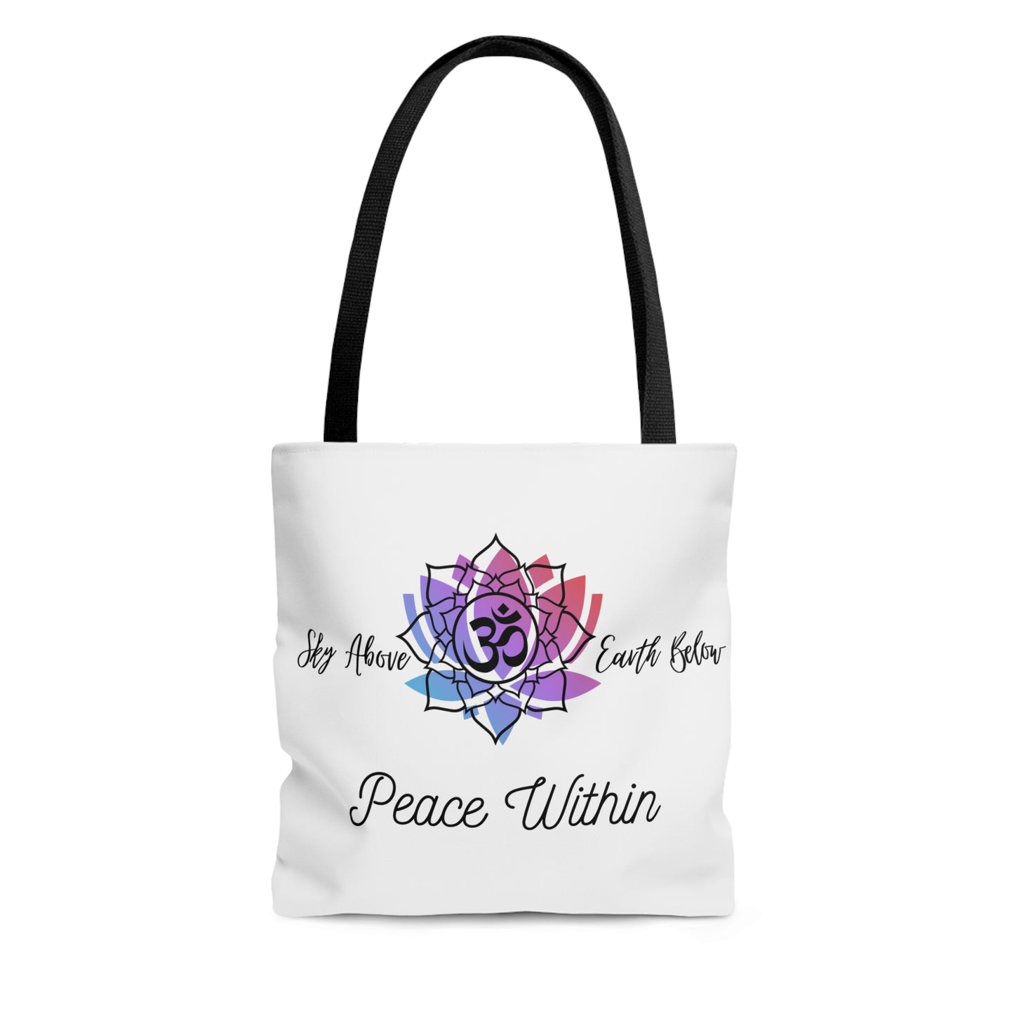 Peace AOP Tote Bag