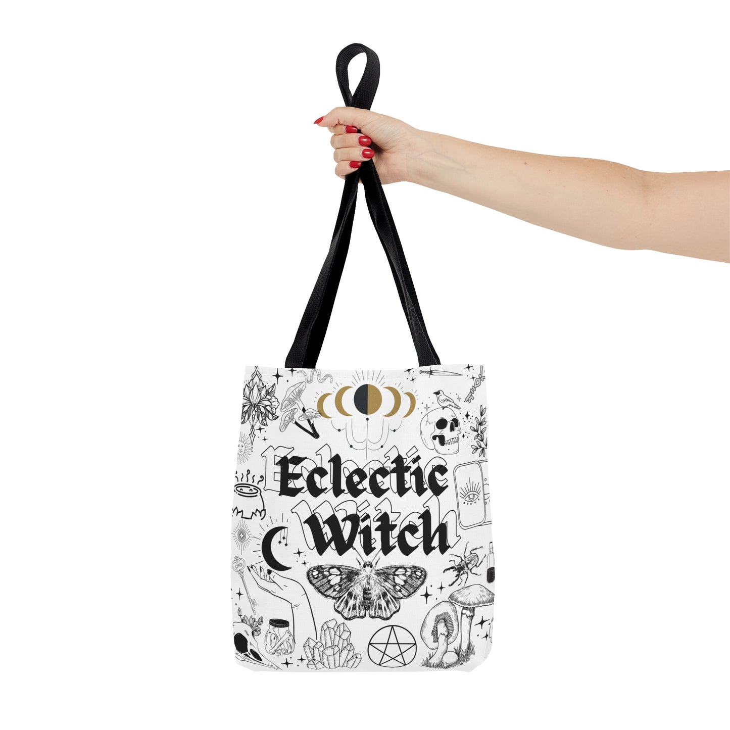 Eclectic Witch AOP Tote Bag