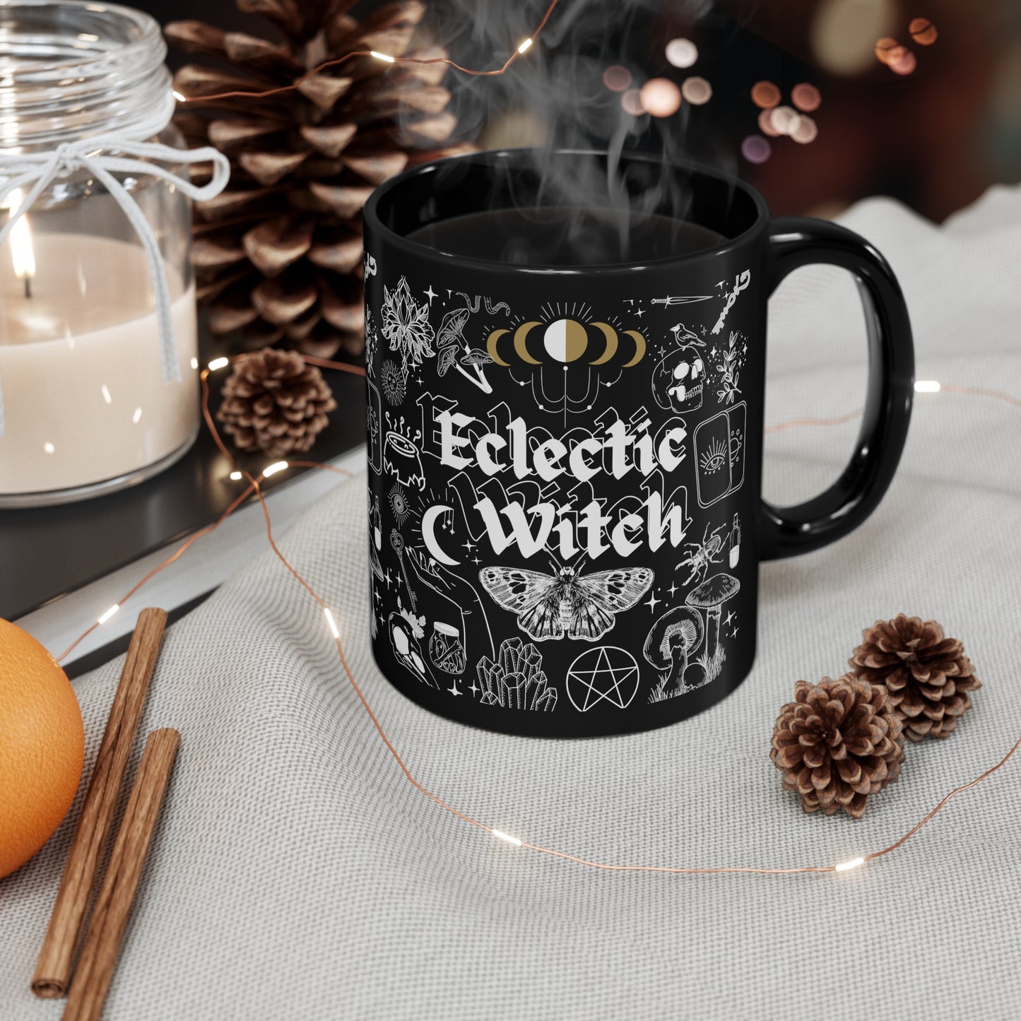 Eclectic Witch 11oz Black Mug