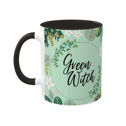 Green Witch Colorful Mugs, 11oz