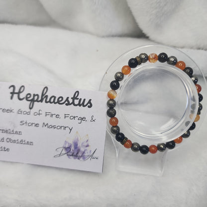 Handmade Bracelet- Greek God Hephaestus