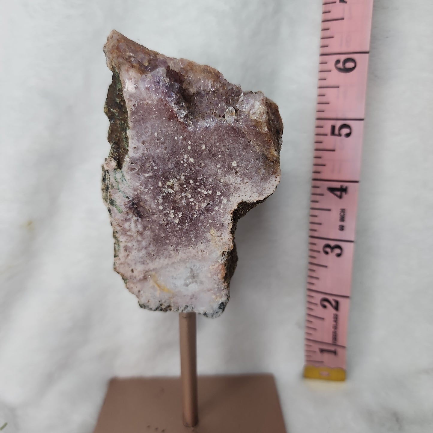 Pink Amethyst Slab/Freeform on Pin