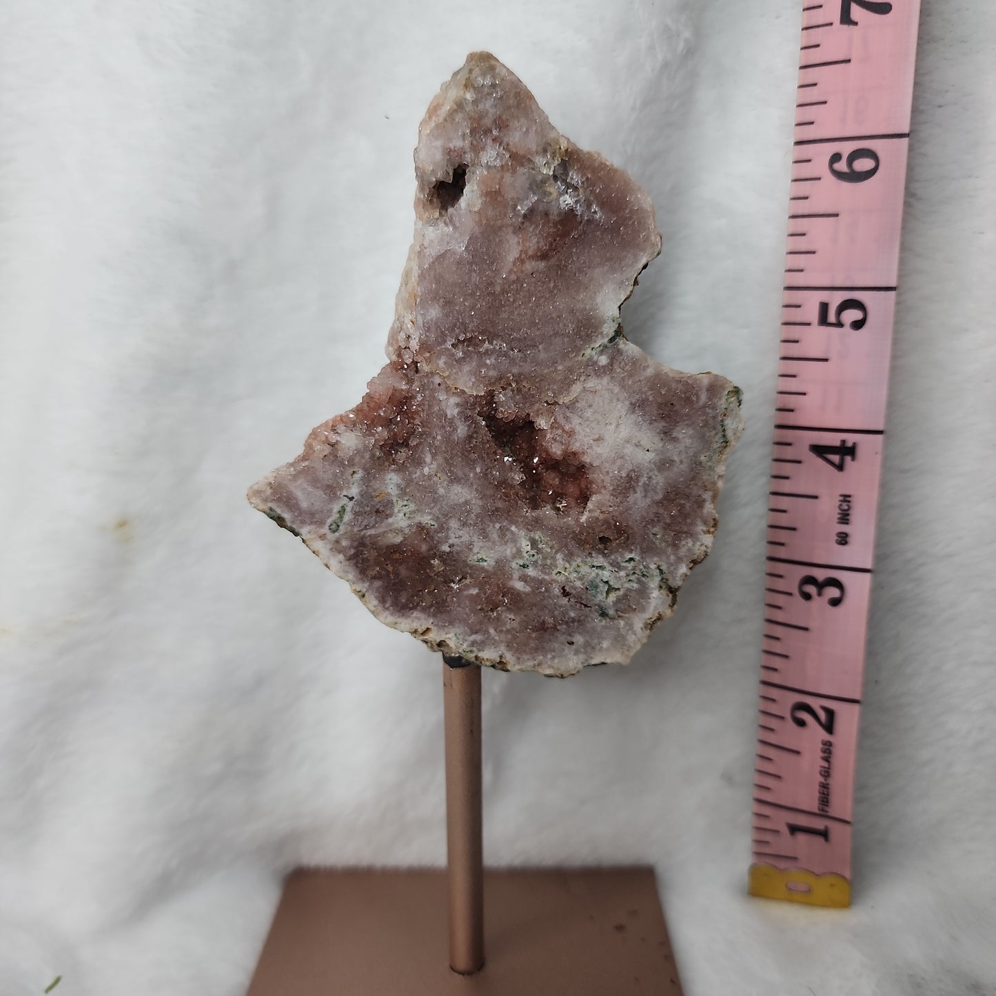 Pink Amethyst Slab/Freeform on Pin