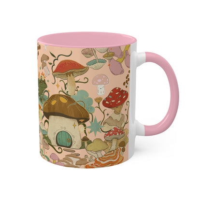 Mushroom Colorful Mugs, 11oz