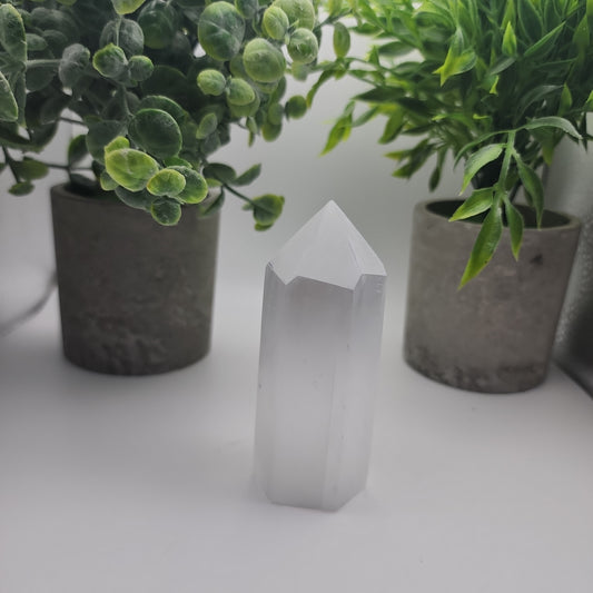 Selenite Tower 4"