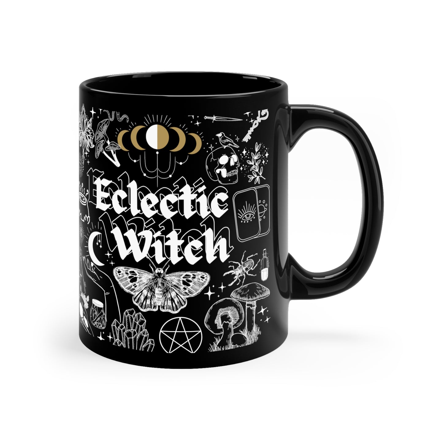 Eclectic Witch 11oz Black Mug