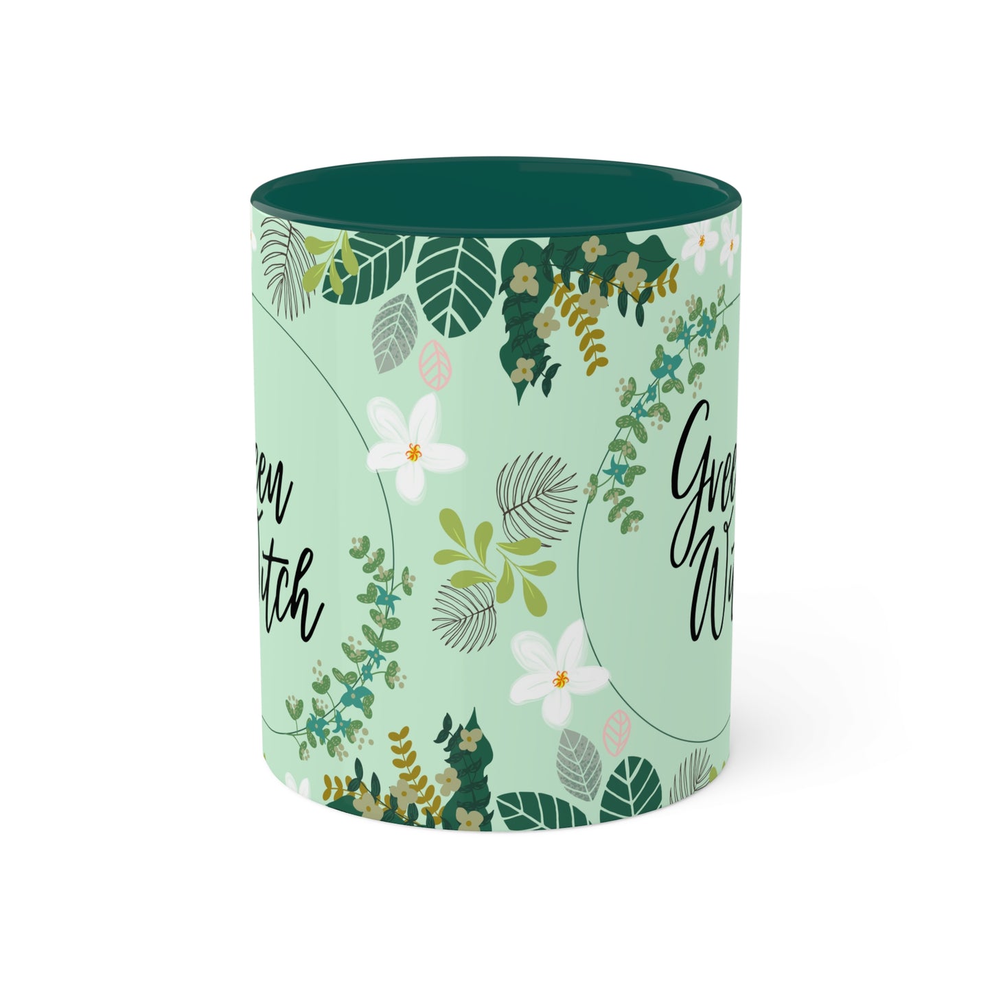 Green Witch Colorful Mugs, 11oz