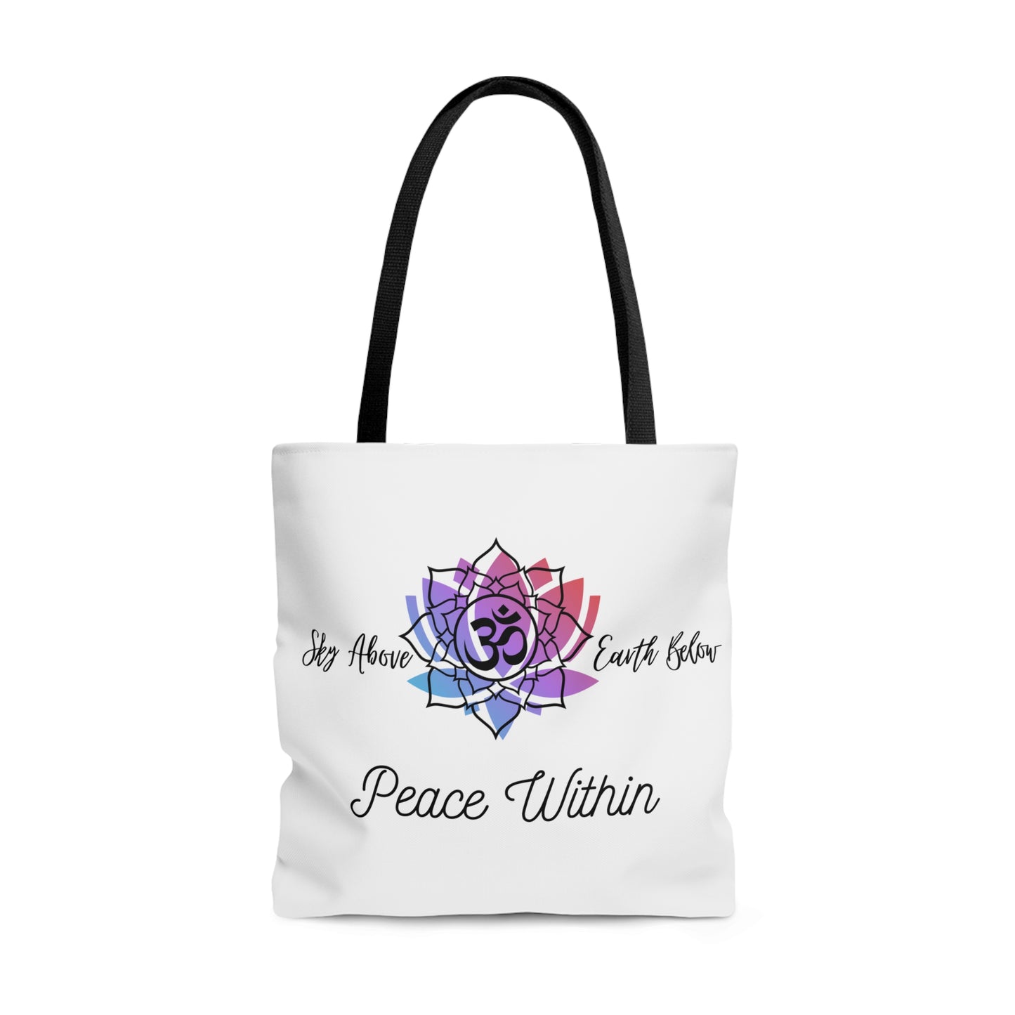 Peace AOP Tote Bag