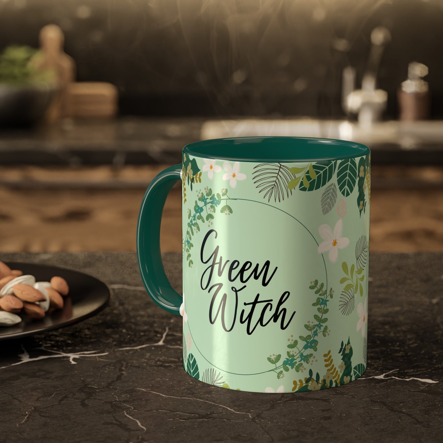 Green Witch Colorful Mugs, 11oz