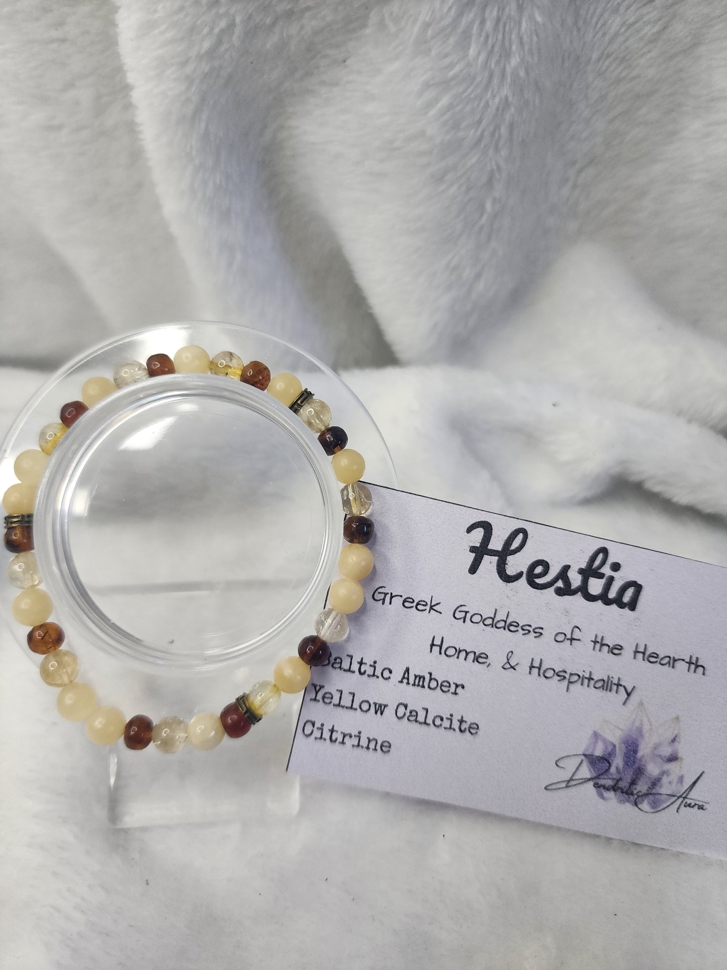 Handmade Bracelet- Greek Goddess Hestia