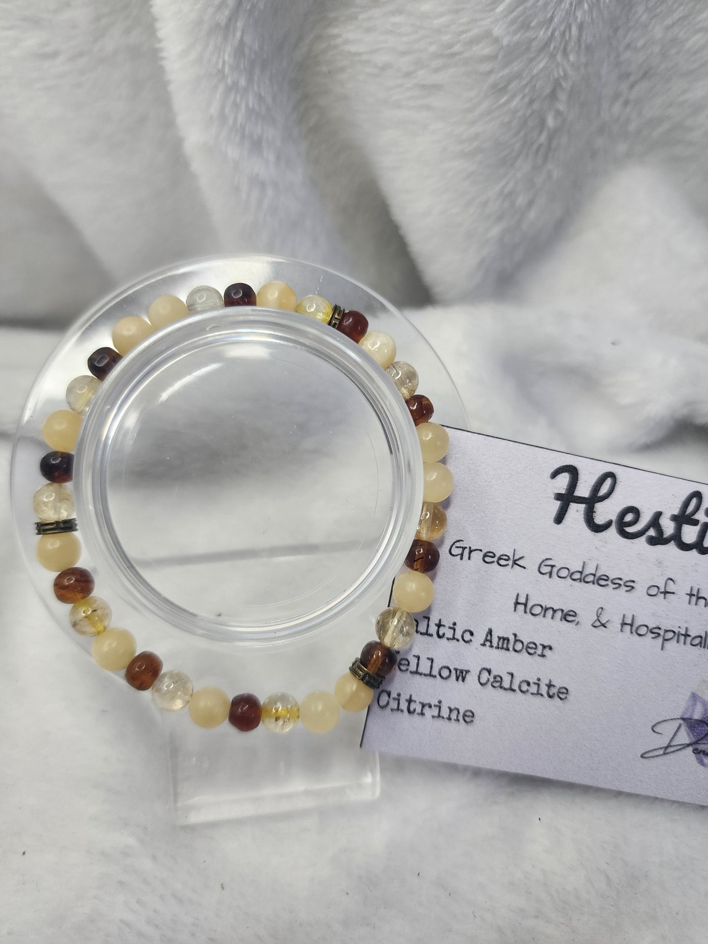 Handmade Bracelet- Greek Goddess Hestia