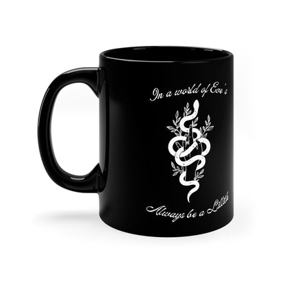 Lillith Goddess Witchy 11oz Black Mug