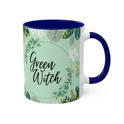 Green Witch Colorful Mugs, 11oz