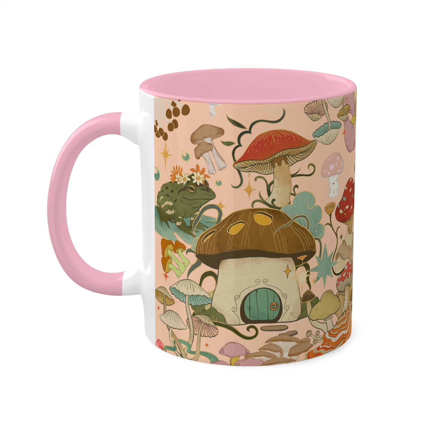 Mushroom Colorful Mugs, 11oz