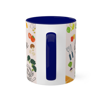 Kitchen Witch Colorful Mugs, 11oz