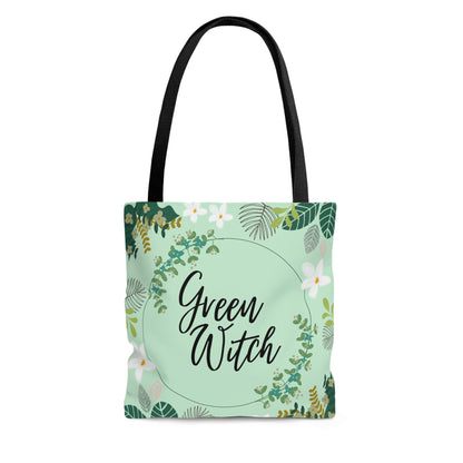 Green Witch Tote Bag