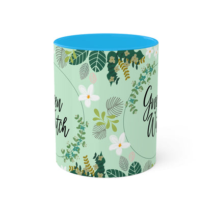 Green Witch Colorful Mugs, 11oz