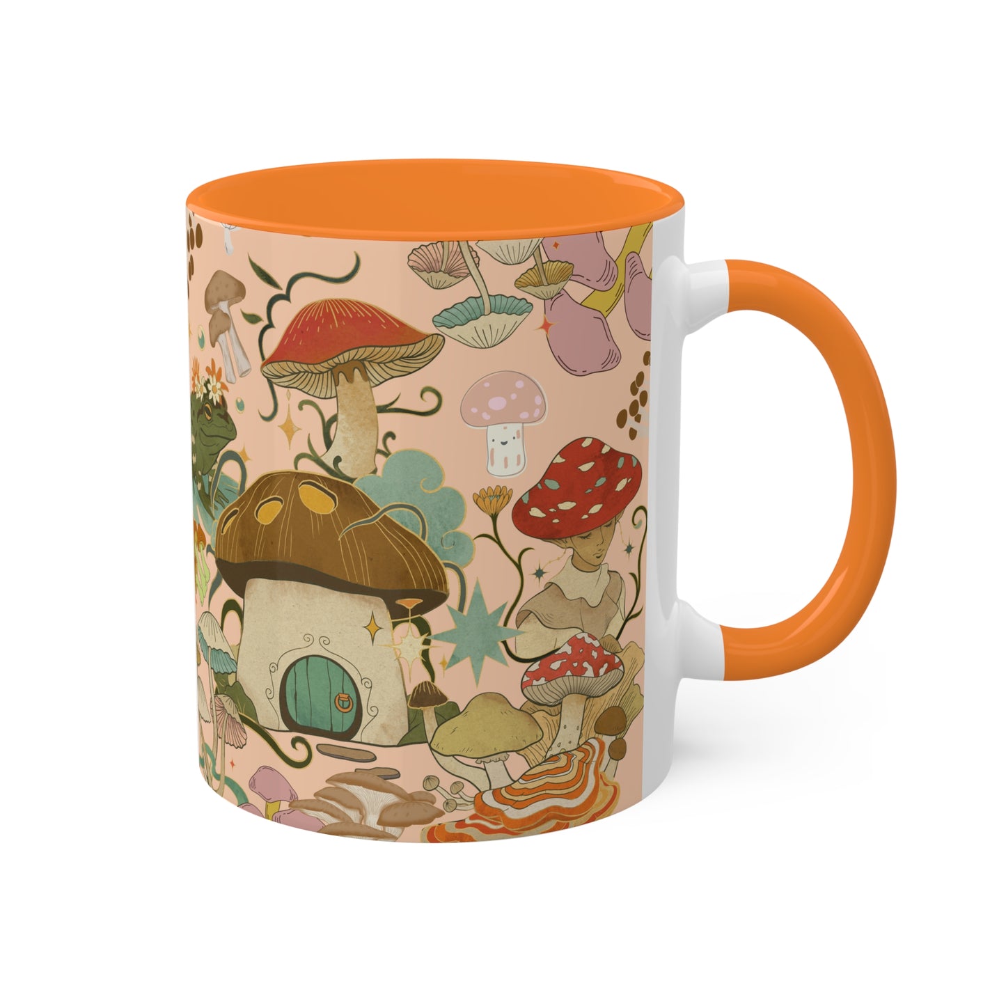 Mushroom Colorful Mugs, 11oz