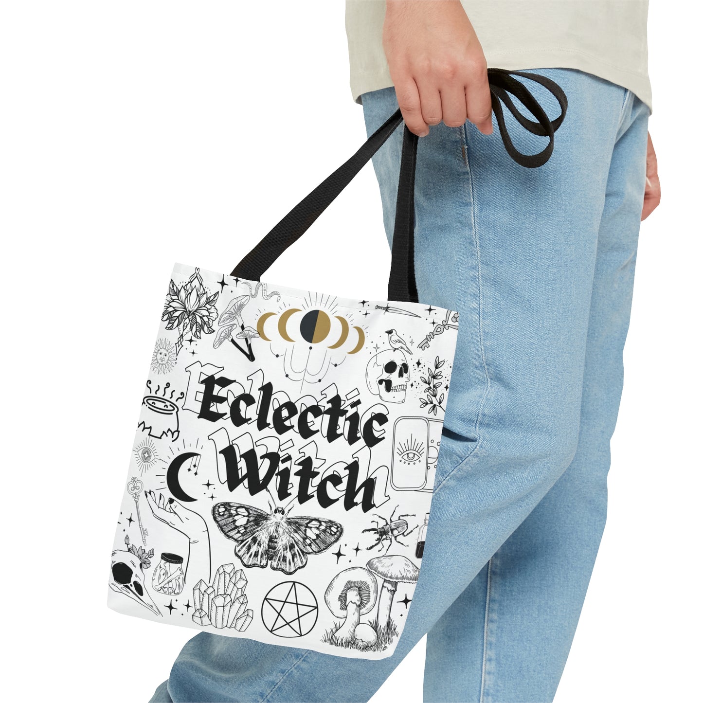 Eclectic Witch AOP Tote Bag