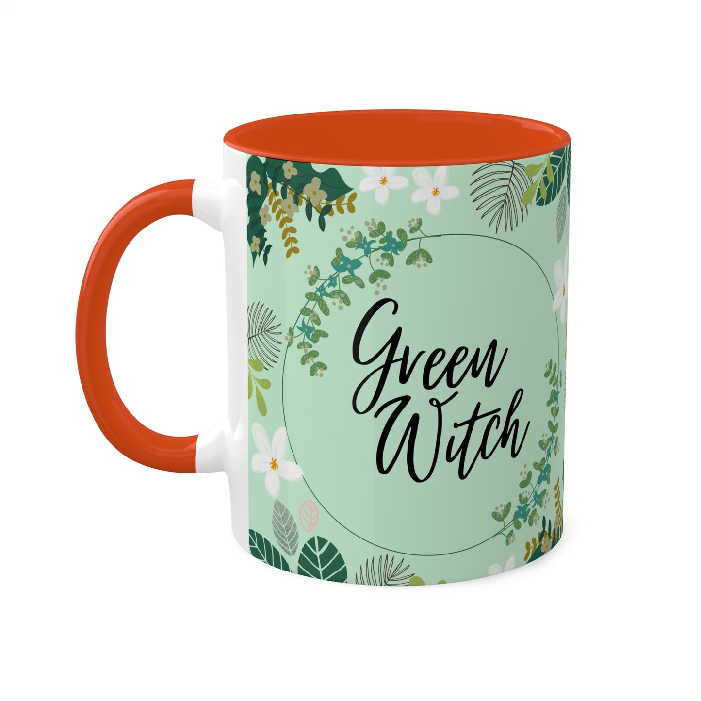 Green Witch Colorful Mugs, 11oz