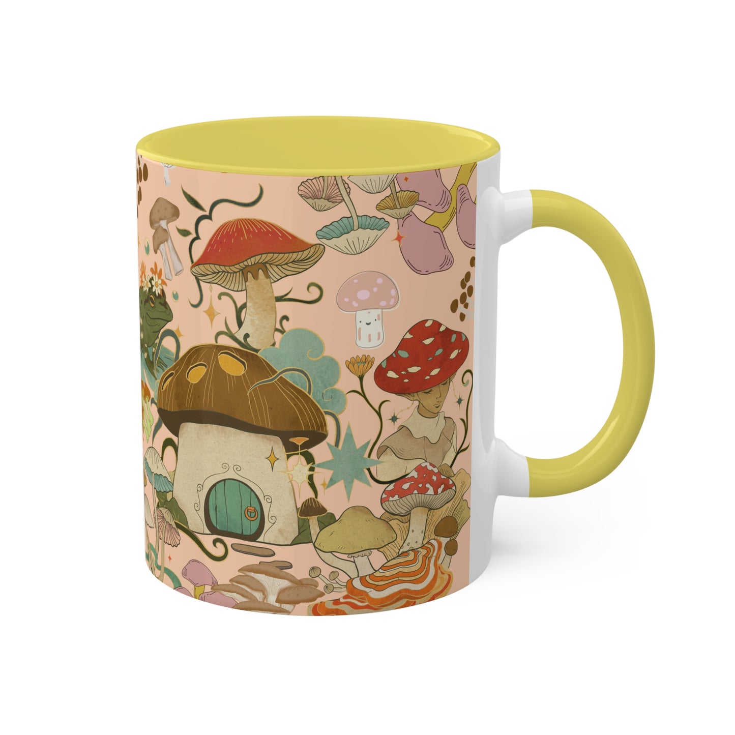 Mushroom Colorful Mugs, 11oz