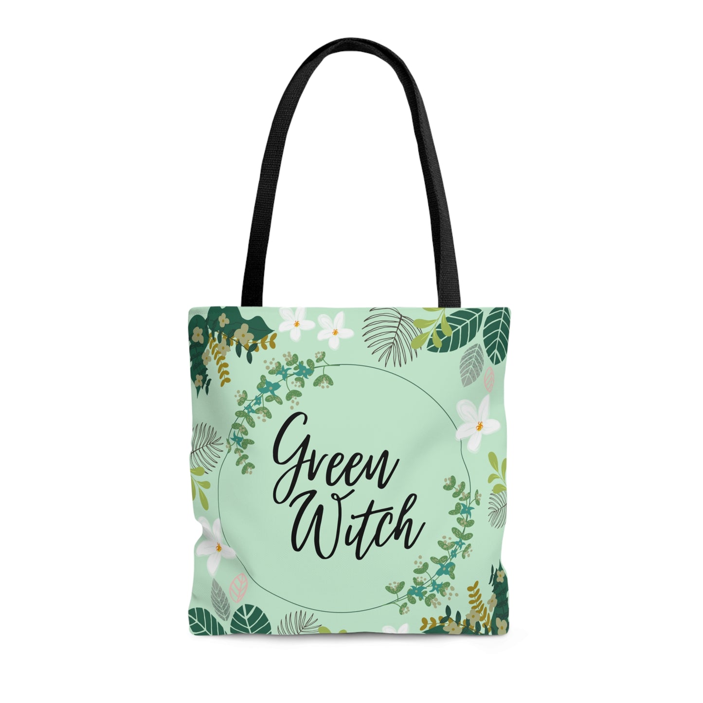 Green Witch Tote Bag