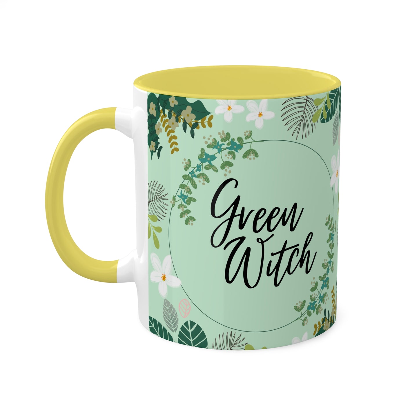 Green Witch Colorful Mugs, 11oz