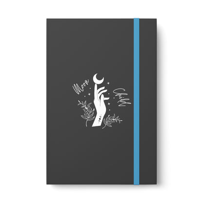 Moon Child Color Contrast Notebook - Ruled