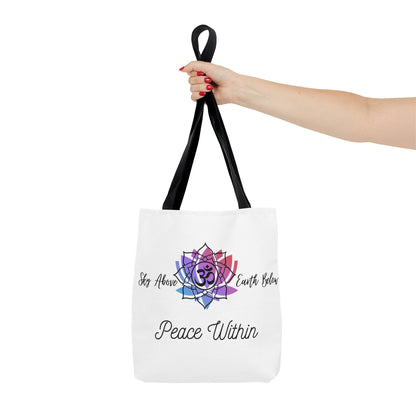 Peace AOP Tote Bag